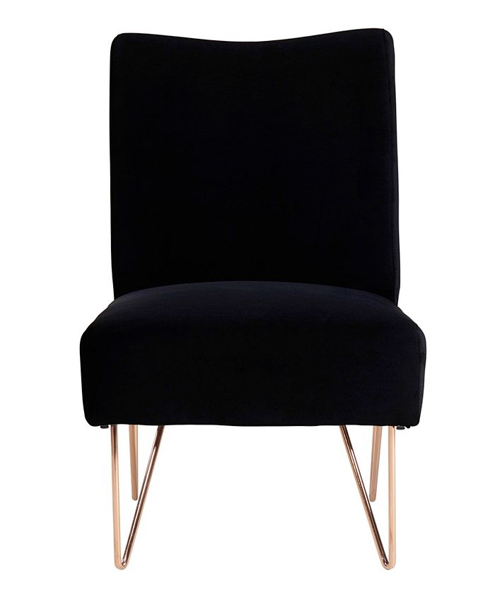 Dwell Home Inc. Velvet Hairpin Slipper Chair Macy's