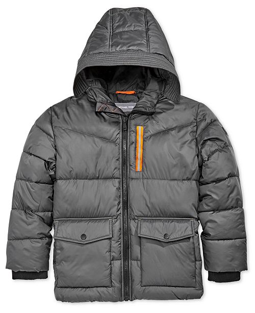 Michael Kors Little Boys Hooded Puffer Coat Reviews Coats