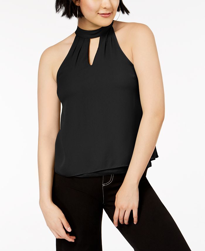 Bar III MockNeck Keyhole Top, Created for Macy's Macy's