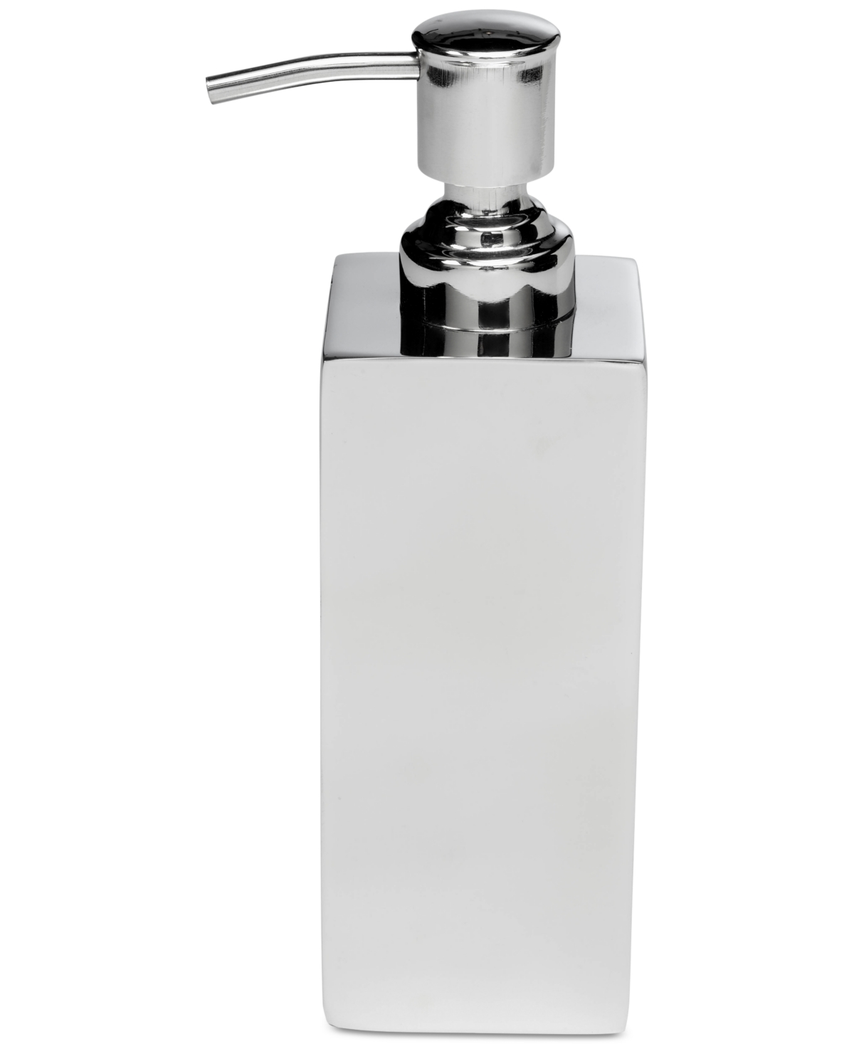 Modern Bath Lotion Pump - Silver