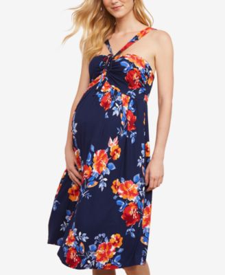 Jessica Simpson Maternity Halter Dress
