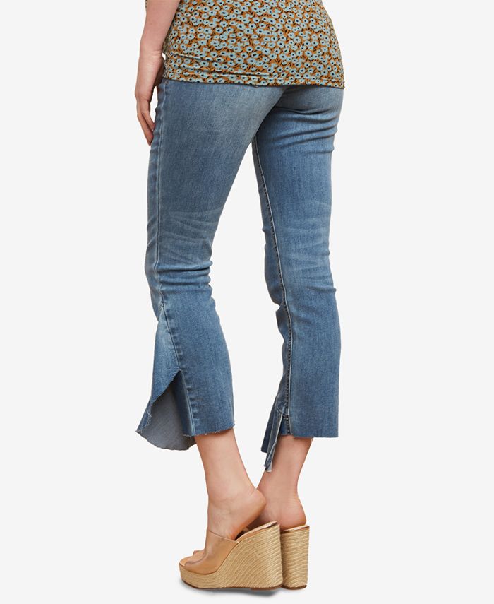 Jessica Simpson Maternity Cropped Flared Jeans Macy's