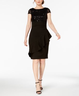 Jessica Howard Ruffled Sheath Dress - Macy's