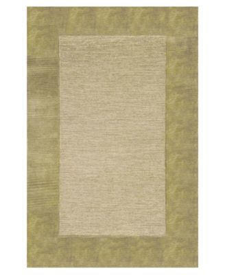 Liora Manne' - Round Area Rug, Madrid 1300/16 Border Sage 8'