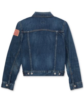 Big Boys Denim Cotton Trucker Jacket