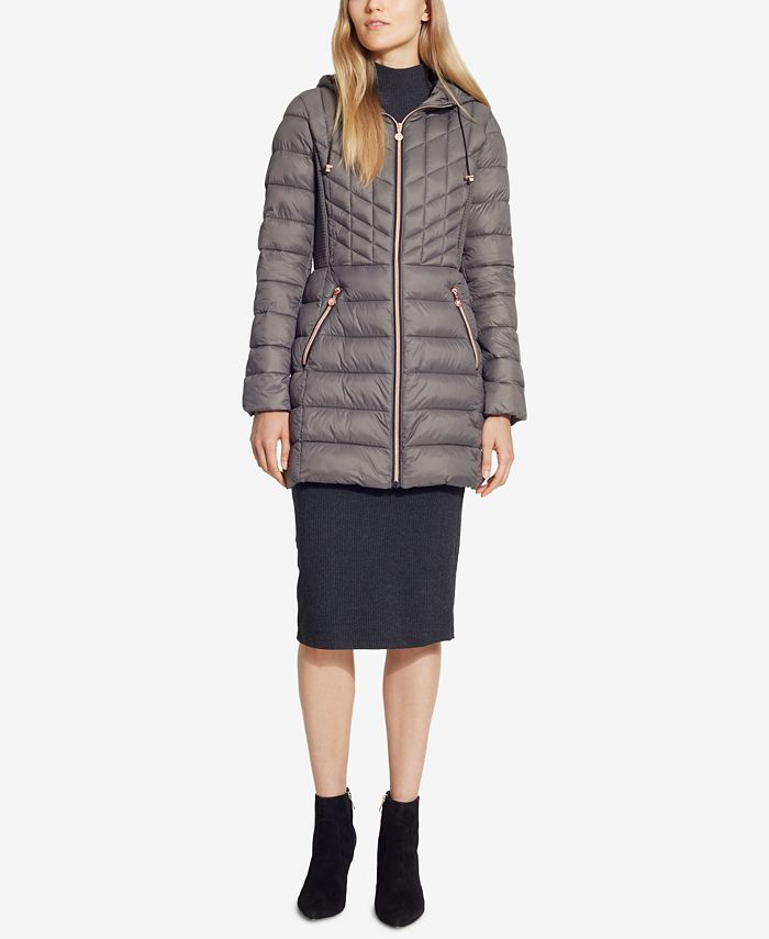 Bernardo Quilted Hooded Packable Puffer Coat Macy's