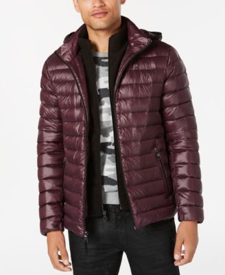 men's lightweight down jacket with hood