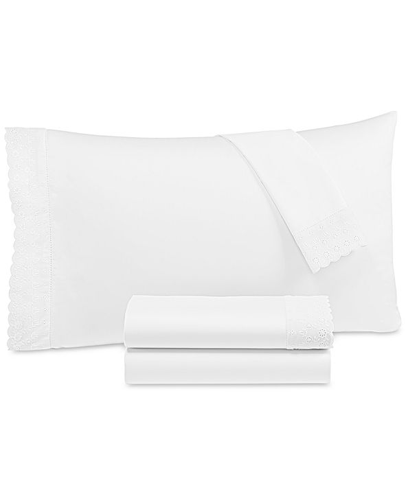 Martha Stewart Collection CLOSEOUT! Signature 4Pc. Queen Ruffle Sheet