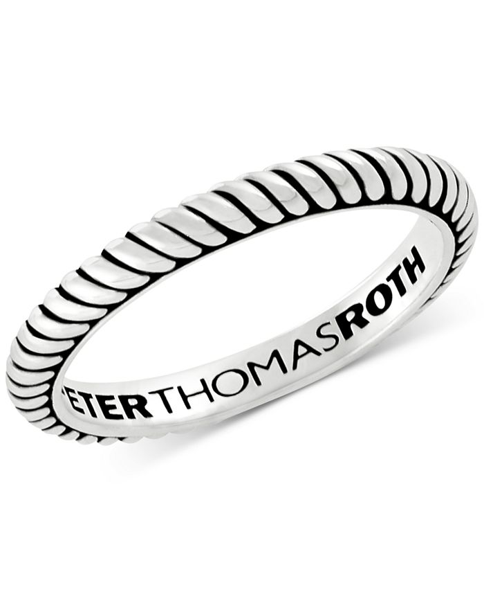Peter Thomas Roth Peter Thomas Twist Stacking Band in Sterling Silver ...