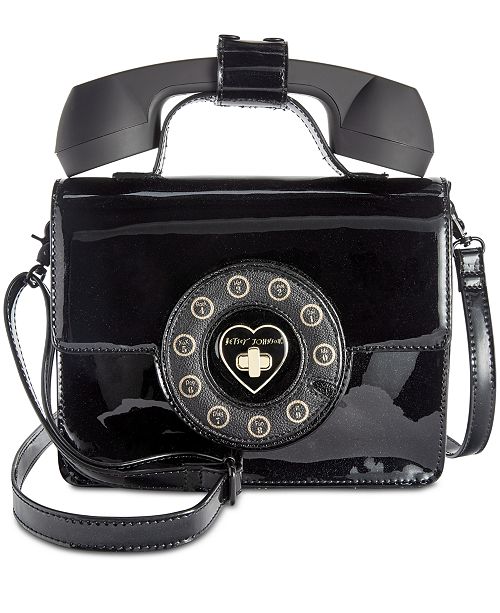Betsey Johnson Patent Phone Crossbody Reviews Handbags