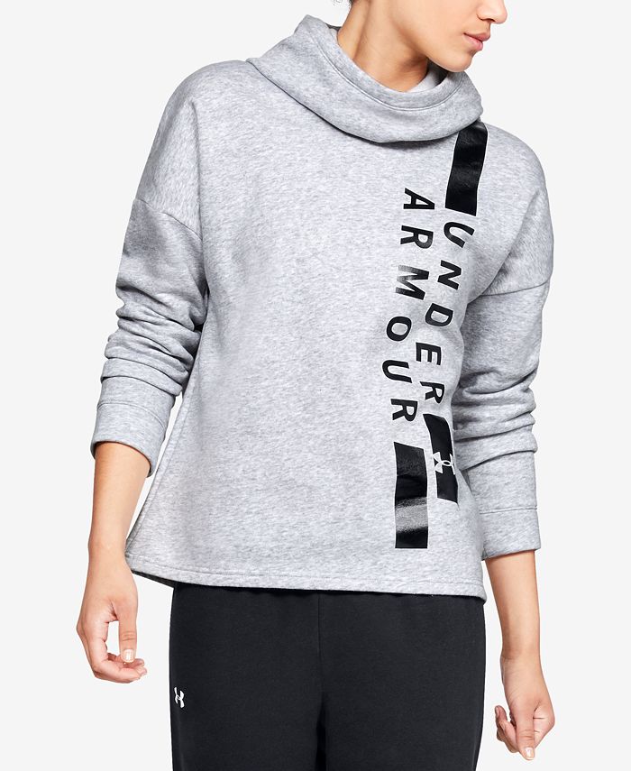 Under armour funnel neck hoodie women's outlet
