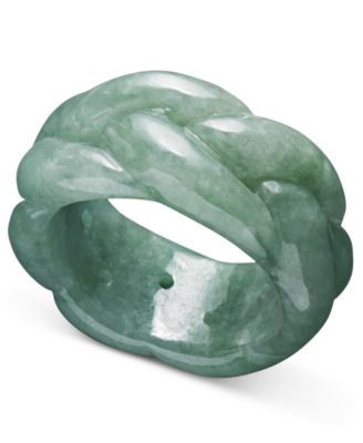 Macy's - Jade Ring, Braided Ring