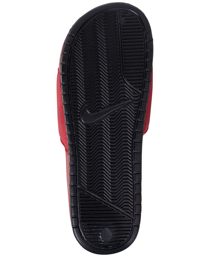 Nike Men's Benassi JDI Chenille Slide Sandals from Finish Line - Macy's