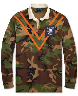 Polo Ralph Lauren Men's Camouflage Rugby Classic Fit Polo Shirt