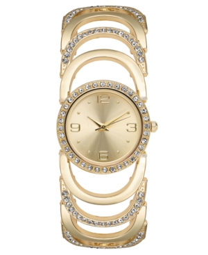 image of Charter Club Women-s Crystal Accent Bracelet Watch 30mm, Created for Macy-s