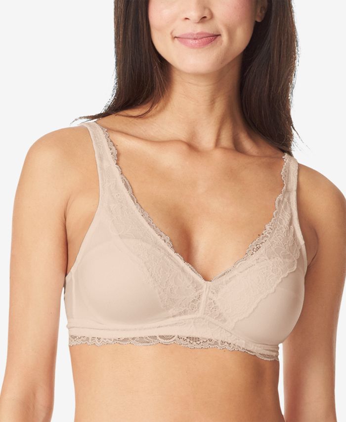Warner's Lace Escape Wirefree Contour Bra with Lace Trim RO3361A - Macy's