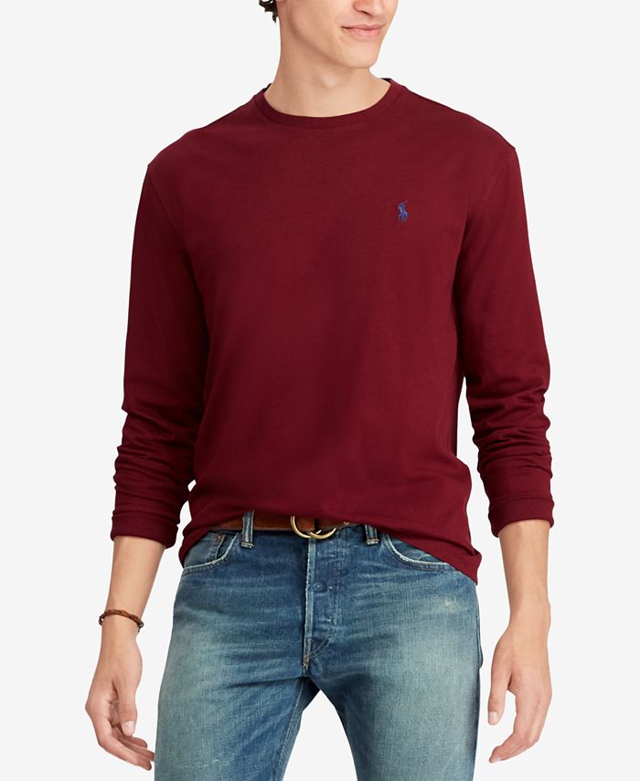 Polo Ralph Lauren Men's Classic-Fit Long-Sleeve T-Shirt & Reviews - T-Shirts  - Men - Macy's