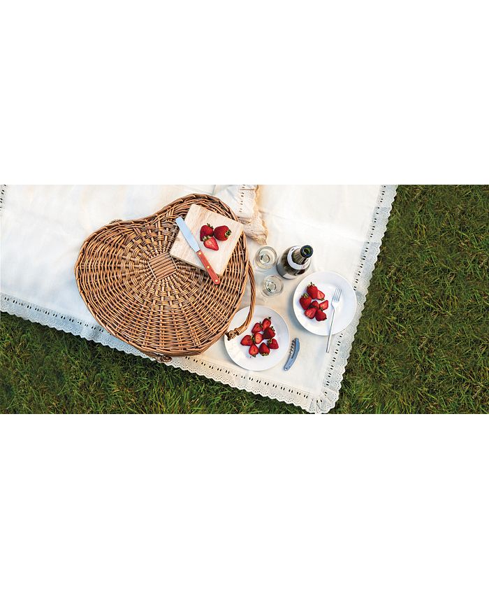 Picnic Time Heart Picnic Basket Macy's