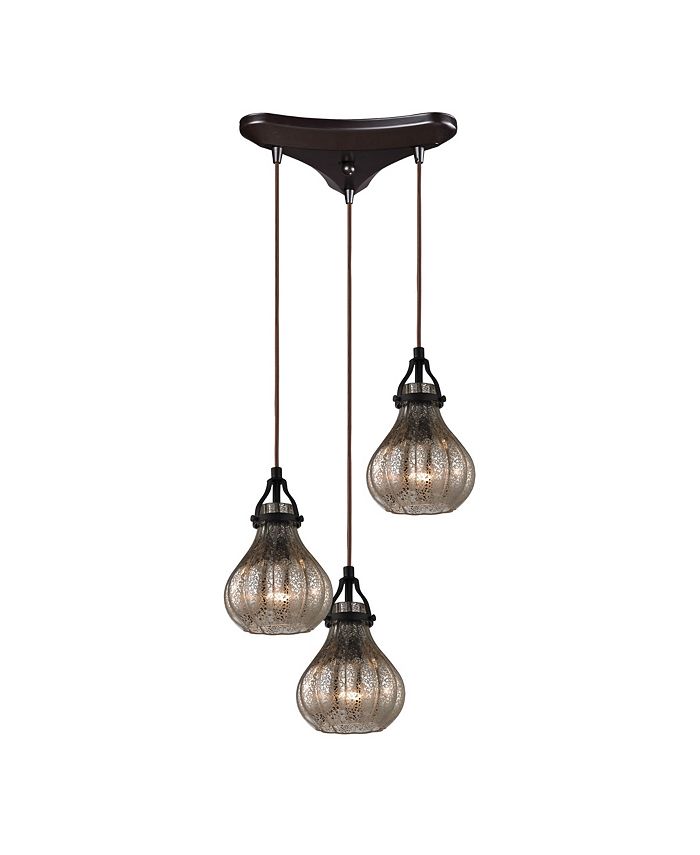 ELK Lighting Danica 3-Light Pendant - Macy's