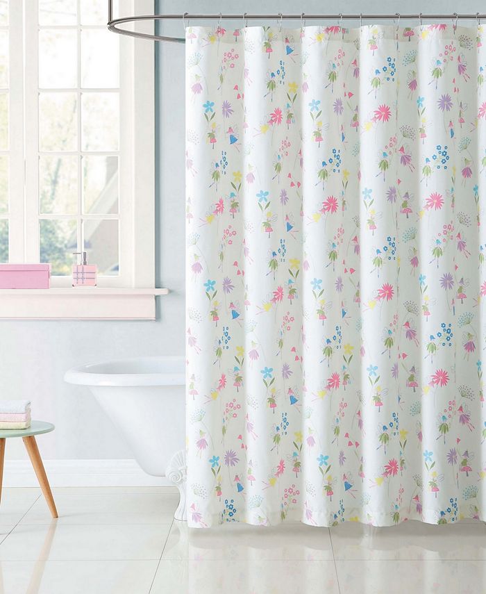Christian Siriano Laura Hart Kids Garden Fairies Shower Curtain Macy's