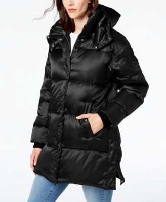 vince camuto hooded puffer coat