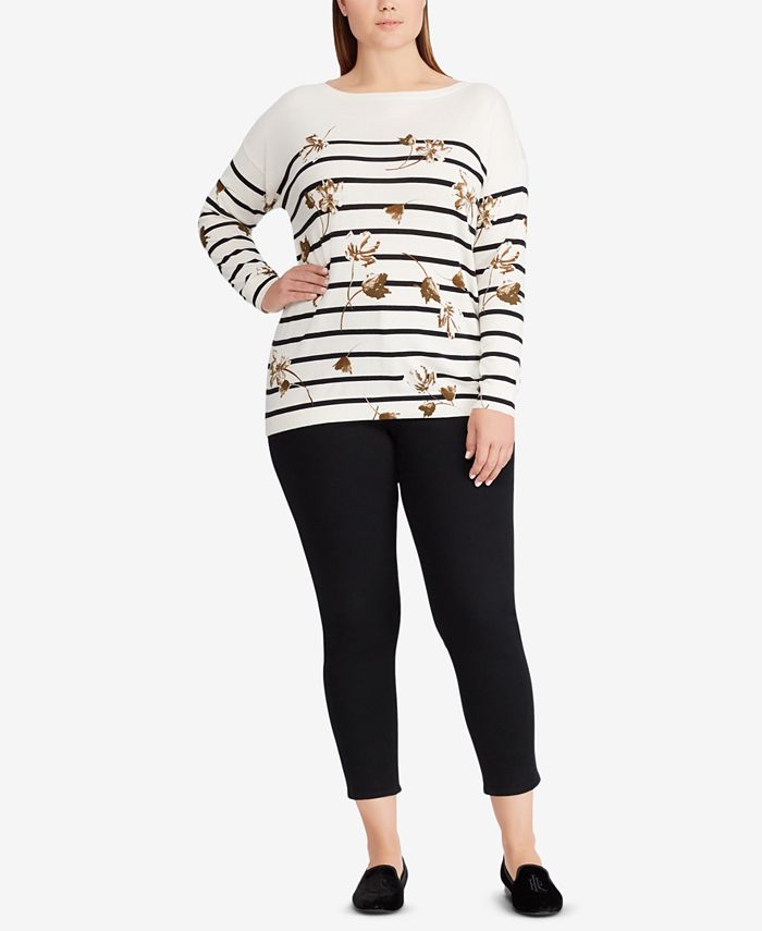 Lauren Ralph Lauren Plus Size FloralPrint Top Macy's