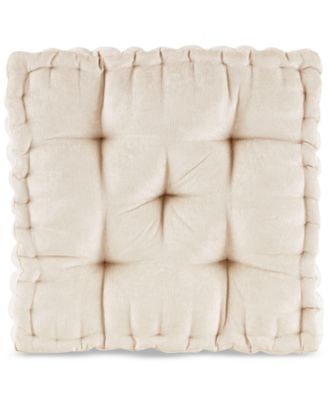 Intelligent Design - Azza 20" x 20" Poly Chenille Square Floor Pillow Cushion