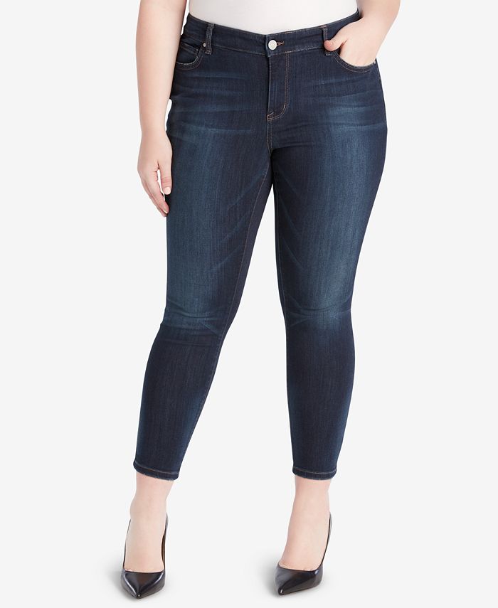 WILLIAM RAST Plus Size Cropped Skinny Jeans & Reviews - Jeans - Plus ...