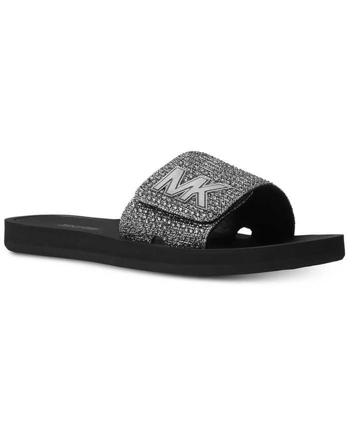 Michael Kors MK Pool Slide Sandals & Reviews - Sandals - Shoes - Macy's