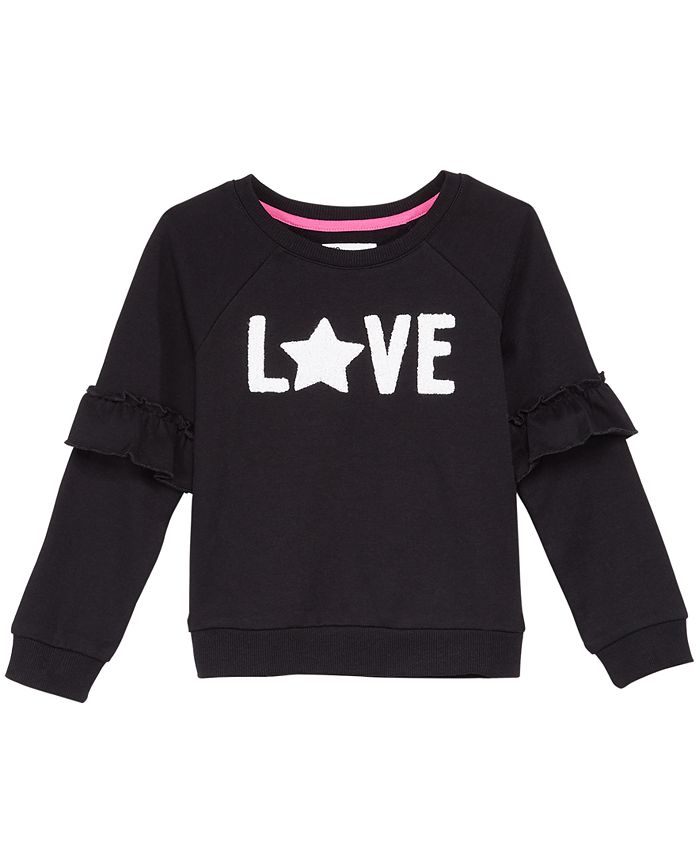 Epic Threads Little Girls RuffleTrim Sweatshirt, Created for Macy's