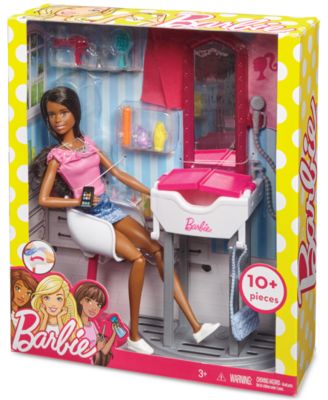 barbie doll haircut salon