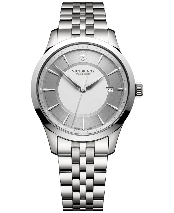 Victorinox swiss army men's swiss 2025 alliance stainless steel bracelet watch 40mm