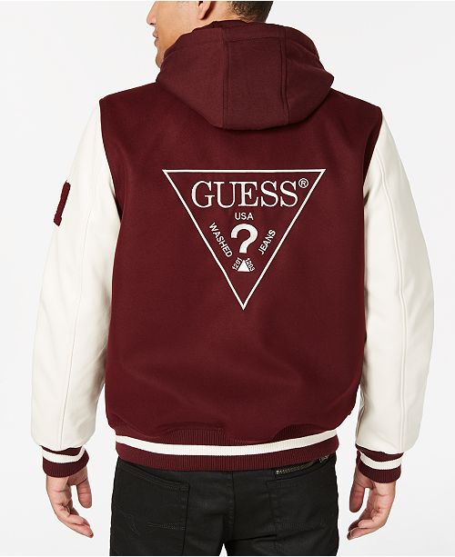 guess men's coats macy's