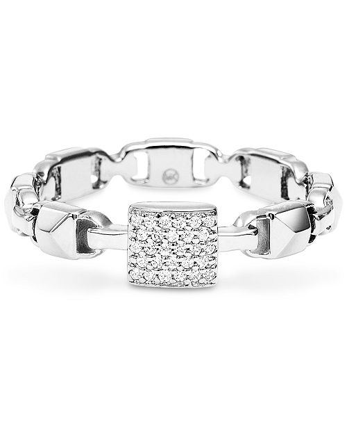 MICHAEL KORS PREMIUM SILVER COLLECTION Mod. MERCER (bracelet extension) main image 1