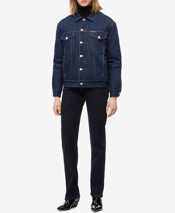 Calvin Klein Jeans Cotton Denim Jacket - Macy's