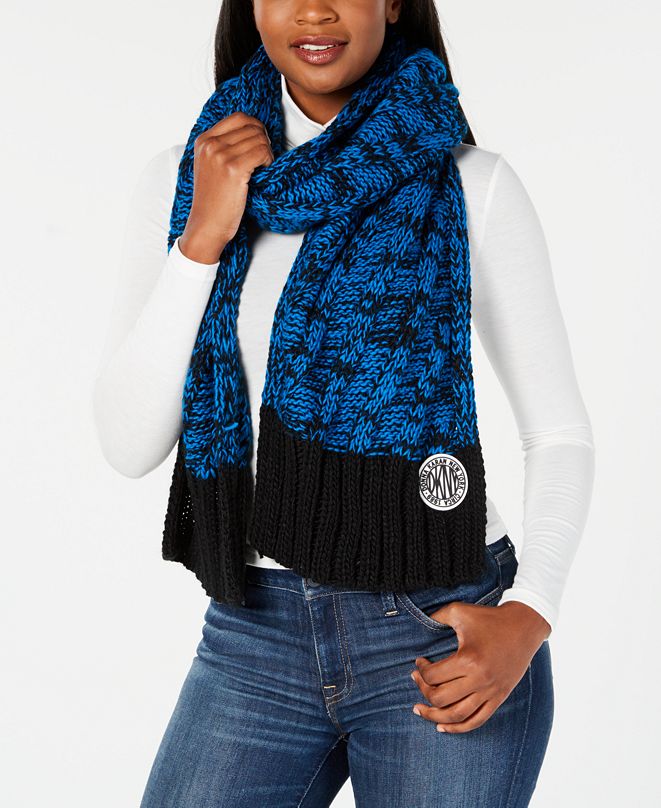 DKNY TwoTone Chunky Knit Scarf, Created for Macy's & Reviews
