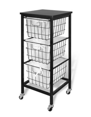 Bintopia - 3 Drawer Wire Storage Cart
