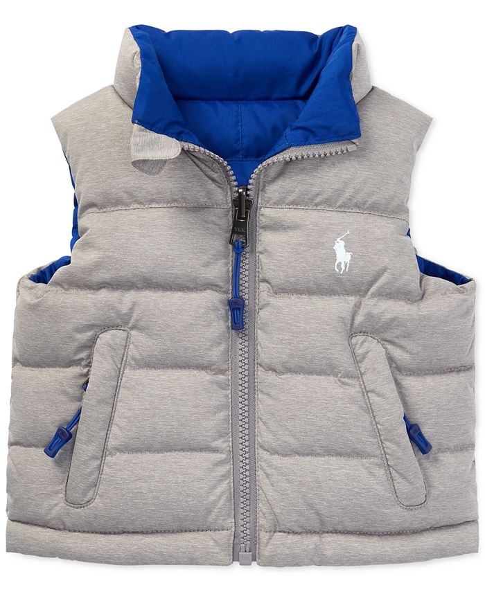 Polo Ralph Lauren Ralph Lauren Baby Boys Reversible Quilted Vest & Reviews  - Coats & Jackets - Kids - Macy's