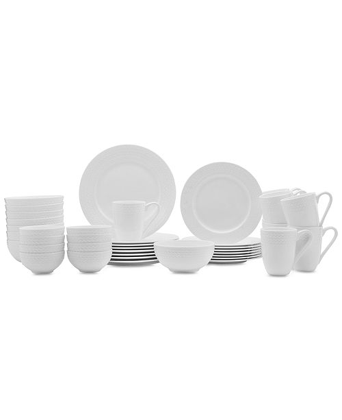 Mikasa Tate 40 Pc Dinnerware Set Service For 8 Reviews