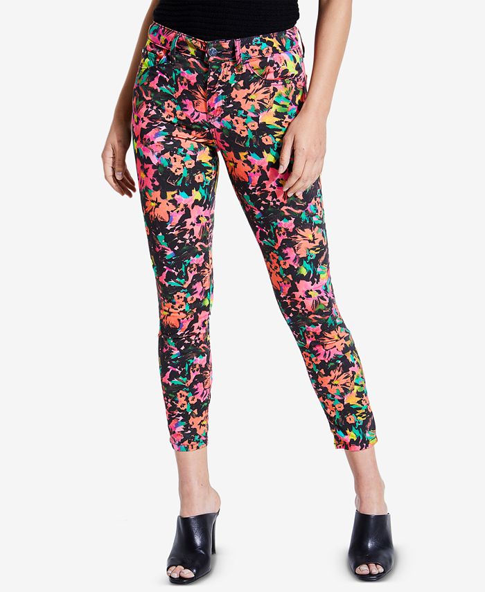 GUESS FloralPrint Skinny Jeans Macy's