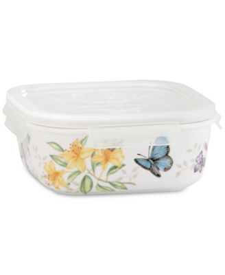 Lenox - Butterfly Meadow Square Serve-N-Store With Lid