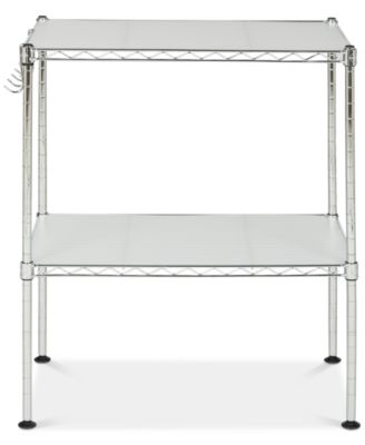 Lucien 2-Tier Chrome Wire Microwave Rack