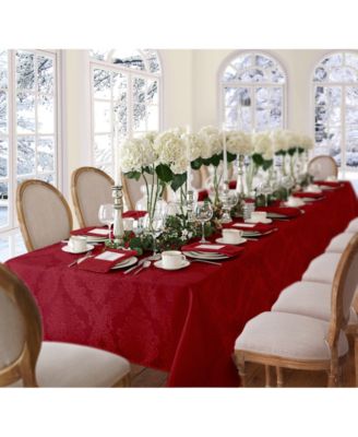 Elrene Barcelona Damask 60" x 102" Oblong Tablecloth