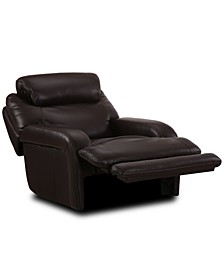 Daventry Leather Power Glider Recliner with Power Headrest & USB Power Outlet