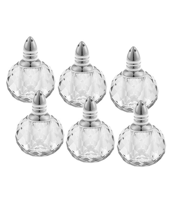 Badash Crystal - 6 Pc Set Of Small Shakers