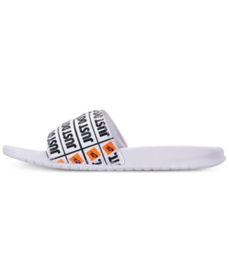 Nike Men's Benassi Just Do It Print Slide Sandals from Finish Line