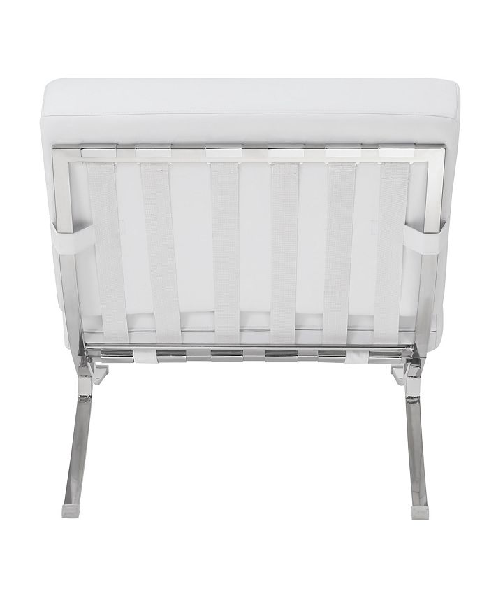 BLUSH & BRASS Flatbush Modern Armless Accent Chair - Macy's