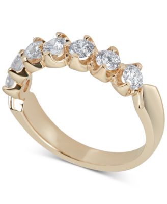 Macy's - Certified Diamond Scalloped Ring (1 ct. t.w.) in 14k White Gold