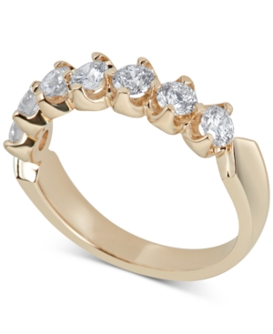 image of Certified Diamond Scalloped Ring (1 ct. t.w.) in 14k White Gold