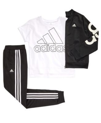 girls black adidas jacket